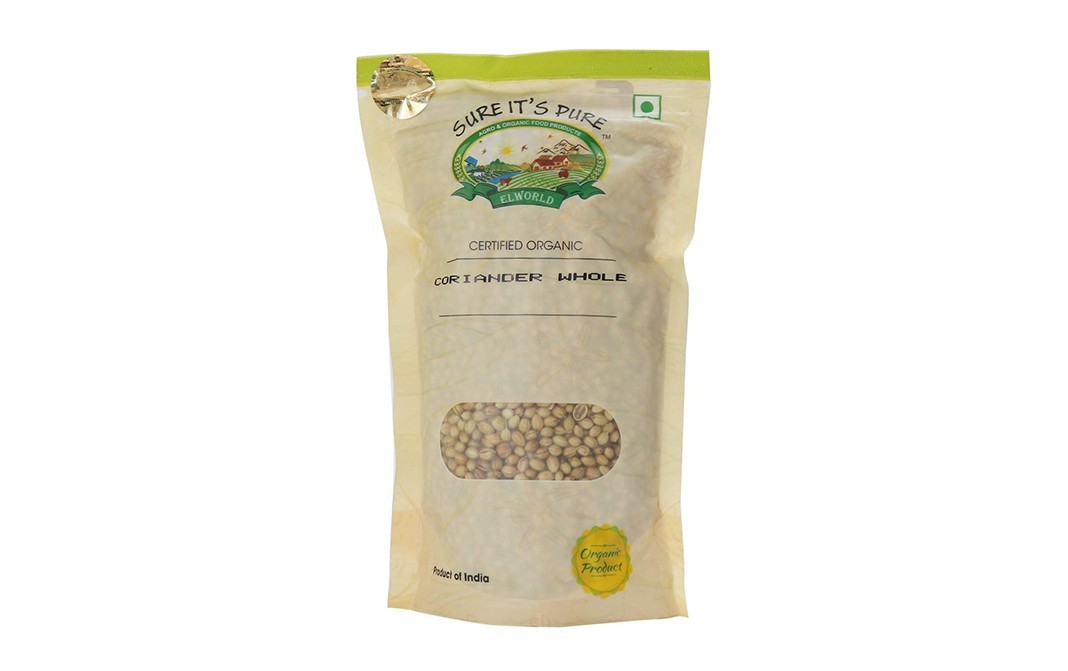 Elworld Organic Coriander Whole    Pack  100 grams